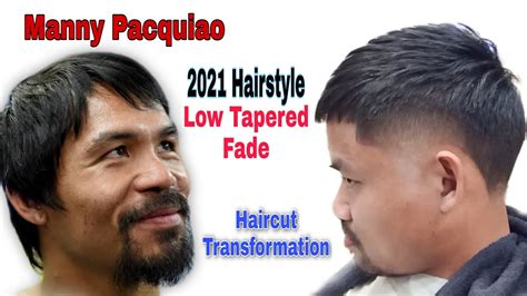 manny pacquiao hair|Manny Pacquiao 2021 Hairstyle / LOW TAPERED .